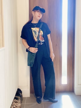 「アイテム（ピアス（両耳用））」を使った、ANNAさん（レディース・166cm）の秋コーディネート