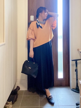 「La-gemme（ラジェム）のアイテム」を使った、ANNAさん（レディース・166cm）の夏コーディネート