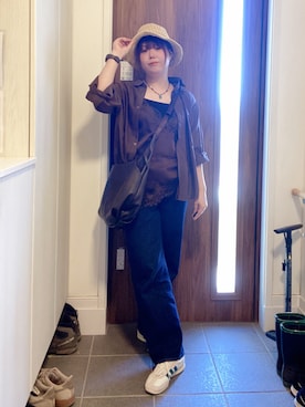 「ANGIE（アンジー）のアイテム」を使った、ANNAさん（レディース・166cm）の春コーディネート