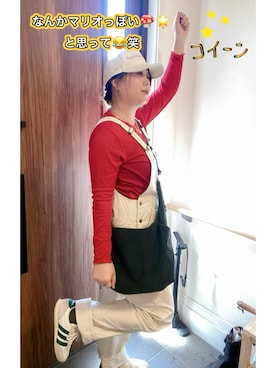 「GU（ジーユー）のアイテム（アクセサリー）」を使った、ANNAさん（レディース・166cm）の秋コーディネート
