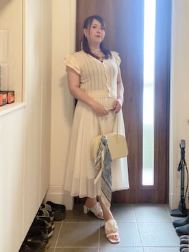 「HALUHIROINE（ハルヒロイン）のアイテム」を使った、ANNAさん（レディース・166cm）の夏コーディネート
