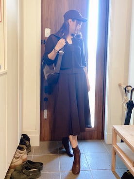 「アイテム（キャミソール）」を使った、ANNAさん（レディース・166cm）の夏コーディネート