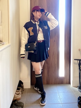 「Starting Over（スターティングオーバー）のアイテム」を使った、ANNAさん（レディース・166cm）の春コーディネート