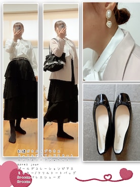 「apres jour（アプレジュール）のアイテム（ジャケット/アウター）」を使った、ANNAさん（レディース・166cm）の秋コーディネート