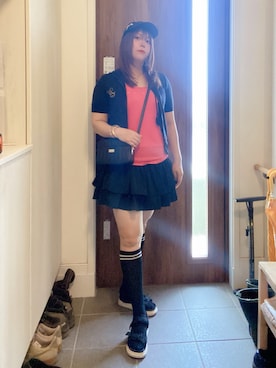 「Areeam（アリーム）のアイテム」を使った、ANNAさん（レディース・166cm）の夏コーディネート