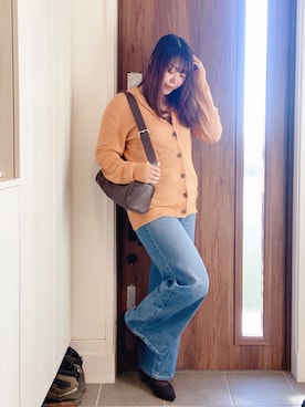 「アイテム（ピアス（両耳用））」を使った、ANNAさん（レディース・166cm）の冬コーディネート