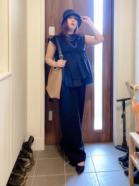 「CEMONEMO（セモネモ）のアイテム」を使った、ANNAさん（レディース・166cm）の夏コーディネート