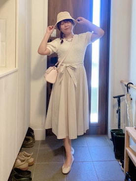 「DAISO（DAISO）のアイテム」を使った、ANNAさん（レディース・166cm）の春コーディネート