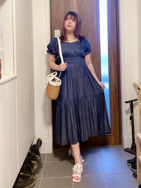 「HALUHIROINE（ハルヒロイン）のアイテム」を使った、ANNAさん（レディース・166cm）の夏コーディネート