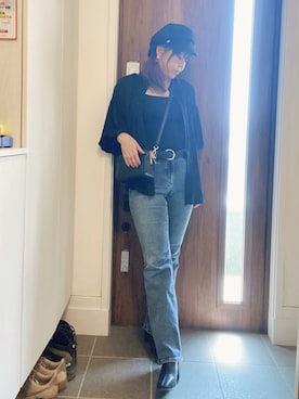 「アイテム（ピアス（両耳用））」を使った、ANNAさん（レディース・166cm）の夏コーディネート