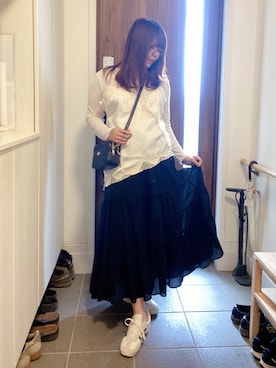 「Areeam（アリーム）のアイテム」を使った、ANNAさん（レディース・166cm）の春コーディネート