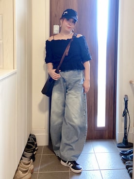 「HALUHIROINE（ハルヒロイン）のアイテム」を使った、ANNAさん（レディース・166cm）の夏コーディネート