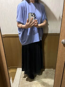 「GLACIER（グラシア）のアイテム」を使った、HARUMITさん（レディース・164cm）の夏コーディネート