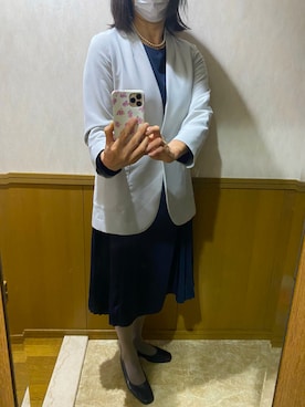 「YECCA VECCA（イェッカヴェッカ）のアイテム（ジャケット/アウター）」を使った、HARUMITさん（レディース・164cm）の春コーディネート