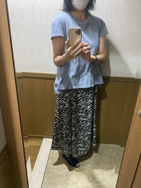 「DRESKIP（ドレスキップ）のアイテム（トップス）」を使った、HARUMITさん（レディース・164cm）の秋コーディネート