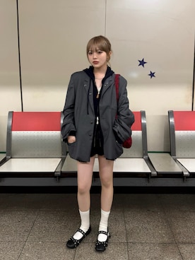 「Knuth Marf（クヌースマーフ）のアイテム」を使った、ユイカさん（レディース・160cm）の春コーディネート