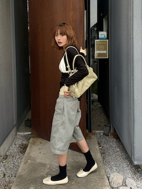 「sobak studio（ソバクスタジオ）のアイテム」を使った、ユイカさん（レディース・160cm）の秋コーディネート