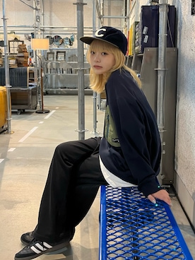 「CA4LA（カシラ）のアイテム」を使った、ユイカさん（レディース・160cm）の冬コーディネート