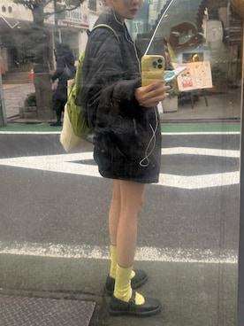 「CAMPER（カンペール）のアイテム」を使った、ユイカさん（レディース・160cm）の冬コーディネート