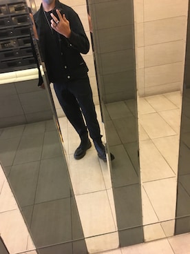 「H&M（エイチ・アンド・エム）のアイテム（デニムジャケット）」を使った、colinflynnさん（メンズ・168cm）の秋コーディネート