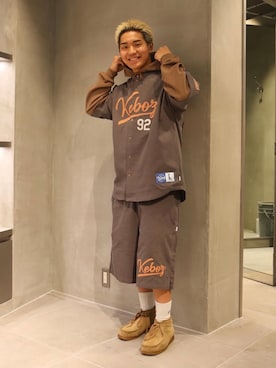 「KEBOZ（ケボズ）のアイテム」を使った、ns0315さん（メンズ・172cm）の春コーディネート