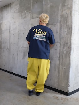 「KEBOZ（ケボズ）のアイテム」を使った、ns0315さん（メンズ・172cm）の春コーディネート