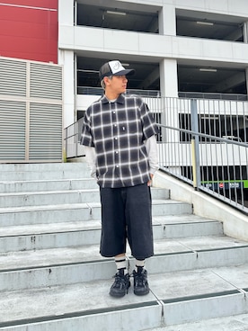 「KEBOZ（ケボズ）のアイテム」を使った、ns0315さん（メンズ・172cm）の春コーディネート