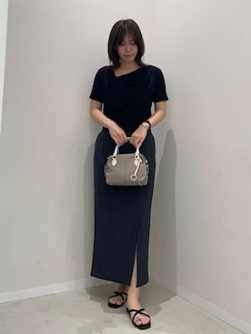 「大人シンプル」｜yuiさん（レディース・167cm）の夏コーディネート