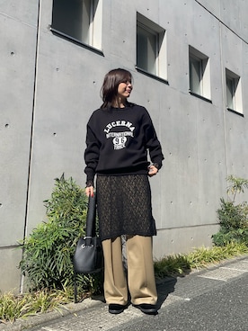 「RODE SKO（ロデスコ）のアイテム」を使った、yuiさん（レディース・167cm）の秋コーディネート