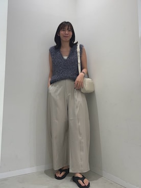 「RODE SKO（ロデスコ）のアイテム」を使った、yuiさん（レディース・167cm）の夏コーディネート