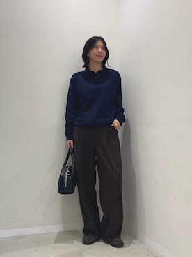 「アイテム（ボストンバッグ）」を使った、yuiさん（レディース・167cm・20代）の冬コーディネート