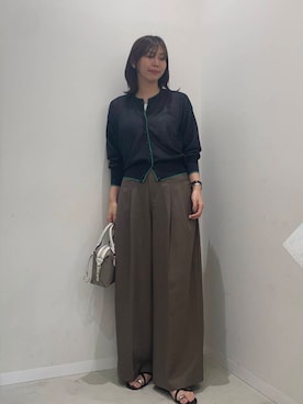 「大人シンプル」｜yuiさん（レディース・167cm）の夏コーディネート