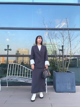「SENSE OF PLACE by URBAN RESEAR」｜yuiさん（レディース・167cm）の冬コーディネート