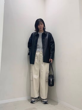「SENSE OF PLACE by URBAN RESEARCH（センスオブプレイスバイアーバンリサーチ）のアイテム（その他アウター）」を使った、yuiさん（レディース・167cm）の冬コーディネート