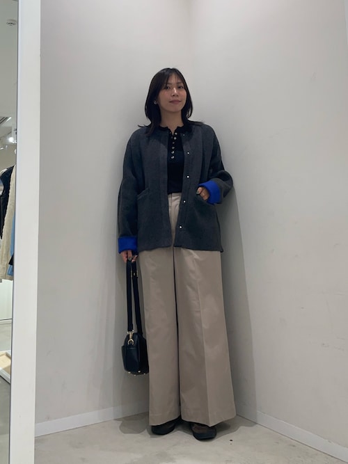 バイカラーニットコート（その他アウター）｜SENSE OF PLACE by