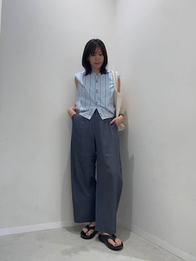「OOFOS（ウーフォス）のアイテム」を使った、yuiさん（レディース・167cm）の夏コーディネート