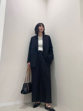 「SENSE OF PLACE by URBAN RESEARCH（センスオブプレイスバイアーバンリサーチ）のアイテム（テーラードジャケット）」を使った、yuiさん（レディース・167cm）の冬コーディネート