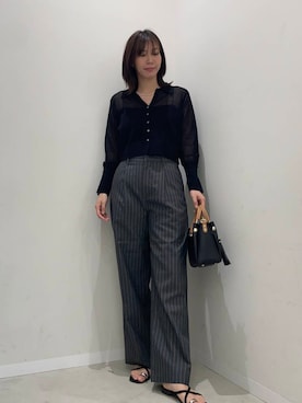 「大人シンプル」｜yuiさん（レディース・167cm）の夏コーディネート