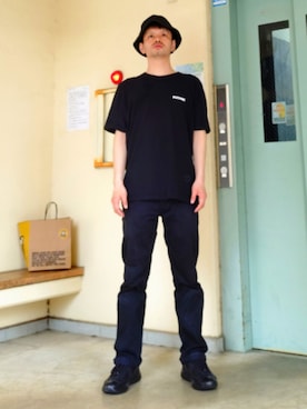 「アイテム（チノパンツ）」を使った、　Nさん（メンズ・171cm）の夏コーディネート