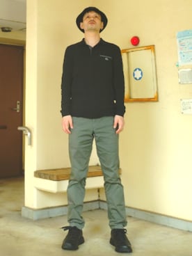「PRADA（プラダ）のアイテム」を使った、　Nさん（メンズ・171cm）の春コーディネート