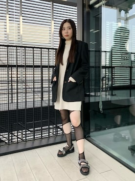「TOGA PULLA（トーガ　プルラ）のアイテム」を使った、坂田 円香 Sakata Madokaさん（レディース・162cm）の春コーディネート