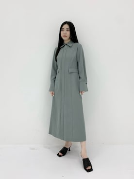 「STUDIOUS（ステュディオス）のアイテム（サンダル）」を使った、坂田 円香 Sakata Madokaさん（レディース・162cm）の春コーディネート
