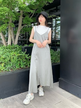 「STUDIOUS（ステュディオス）のアイテム（ワンピース/ドレス）」を使った、坂田 円香 Sakata Madokaさん（レディース・163cm）の春コーディネート