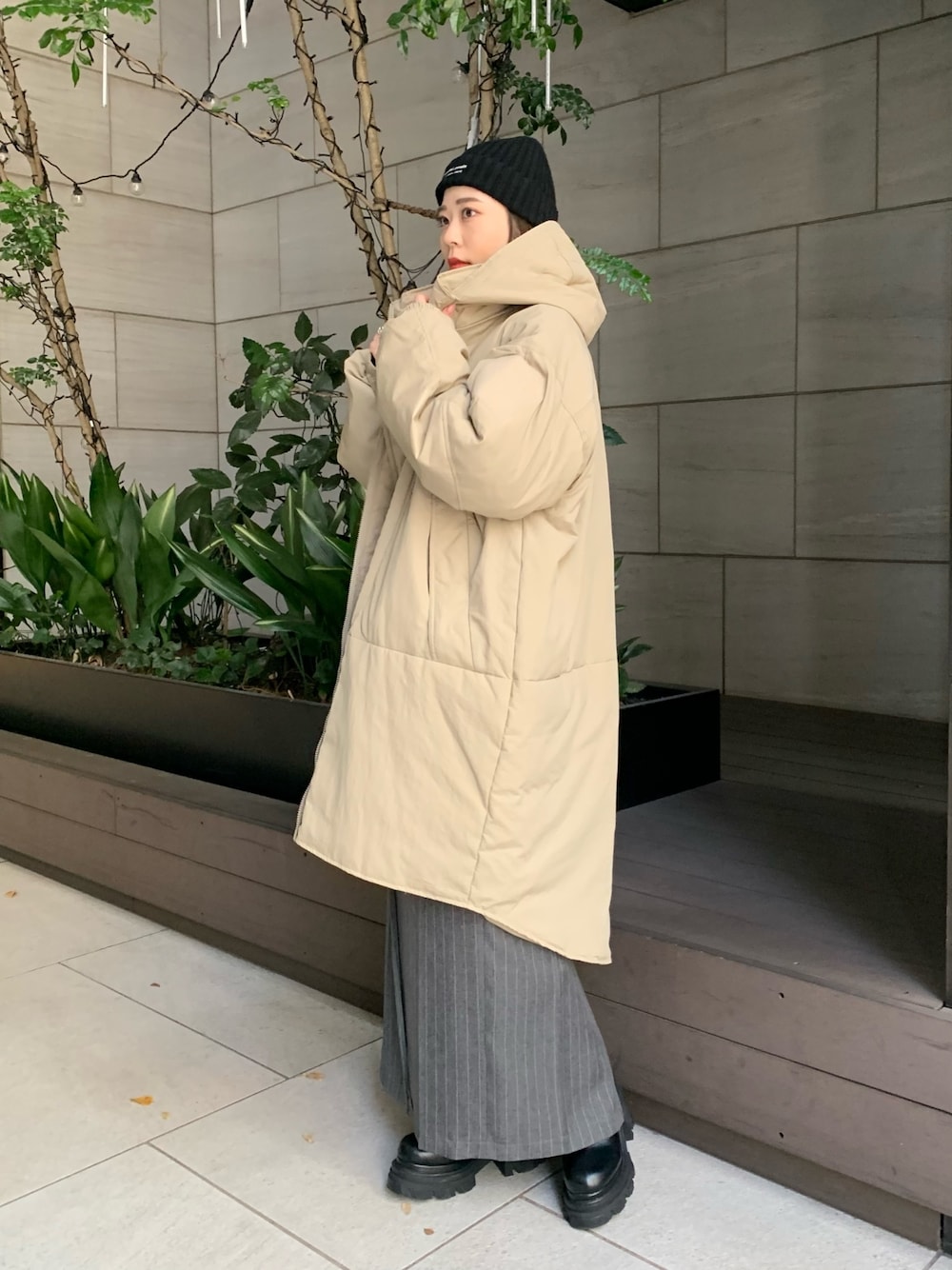 けつぅ　御所実業高校コート EXMOOR / エクスモア】 ウール ミドルレングス コート 