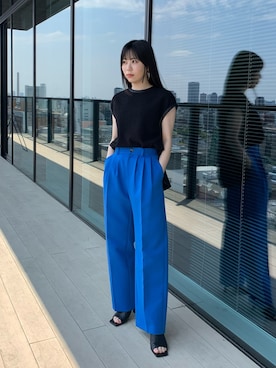「アイテム（その他トップス）」を使った、坂田 円香 Sakata Madokaさん（レディース・163cm・20代）の春コーディネート