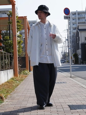 「EMMA  CLOTHES」｜「アイテム（その他）」を使った、かみけん。さん（メンズ・168cm）の春コーディネート