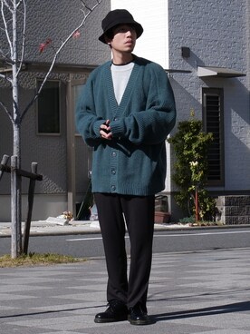 かみけん。さん(メンズ・168cm)の冬コーディネート