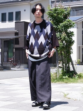 かみけん。さん（メンズ・168cm）の夏コーディネート