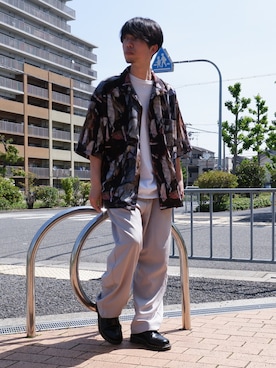 かみけん。さん（メンズ・168cm）の春コーディネート