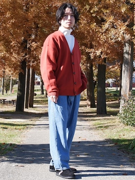 かみけん。さん（メンズ・168cm）の冬コーディネート